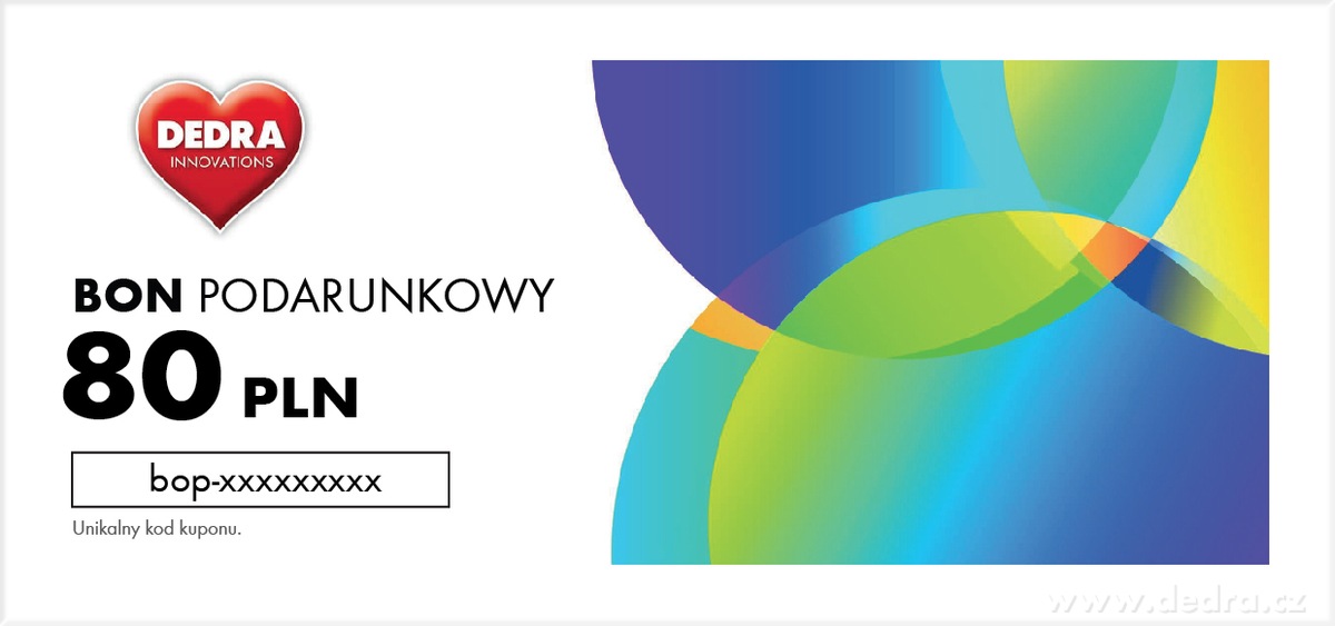 Dárkový poukaz DEDRA, 500 Kč / 20 € – náhled 3 | Grand Móda